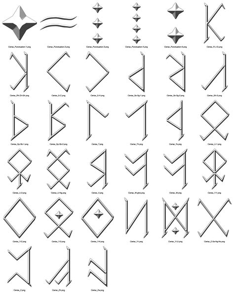 Rune script glasses